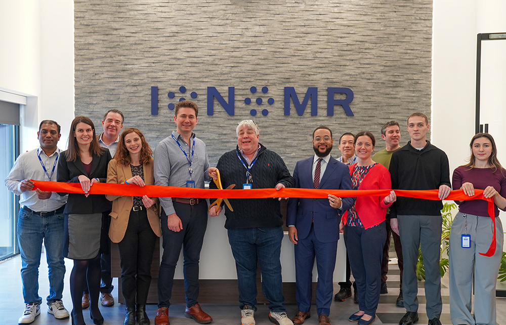 Ionomr Innovations holds ribbon cutting for new development and manufacturing center at Hood Park